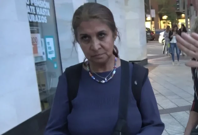 Lourdes Ornelas caminando por Madrid. Foto: EP.