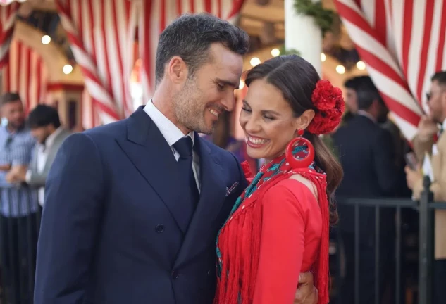 Jessica Bueno y Pablo Marques derrocharon complicidad en la Feria de Abril (Instagram)