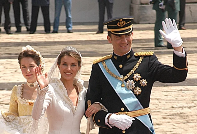 Felipe y Letizia, el día de su boda.