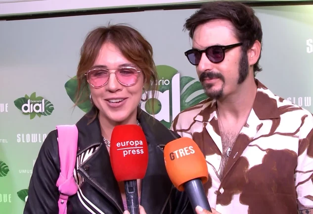 Andrea Guasch y su marido, Rubén Tajuelo. Foto: EP.