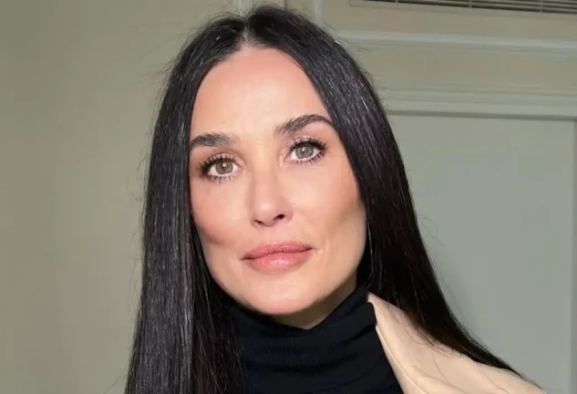 Demi Moore en un retrato de redes.