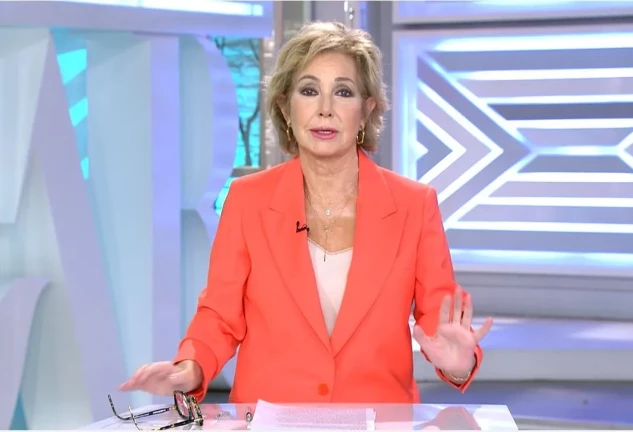 Ana Rosa Quintana en su vuelta hoy a la televisión.