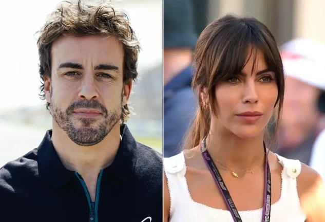 Fernando Alonso y Melissa Jiménez.