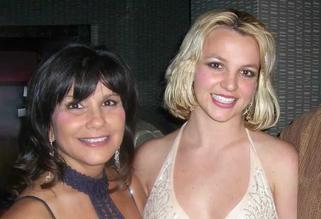 Britney Spears con su madre.
