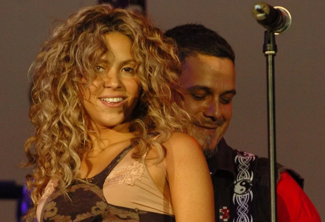 Shakira y Alejandro Sanz, juntos en concierto. Foto: EP.