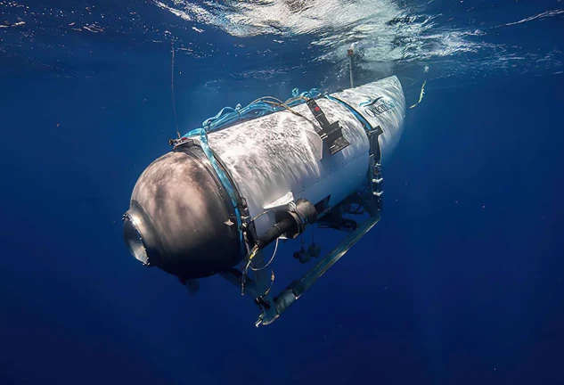 Submarino Titán sumergiéndose