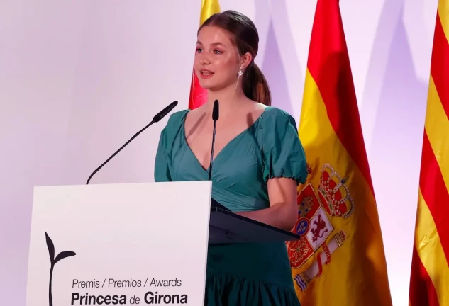 La princesa Leonor en los Premios Princesa de Girona.