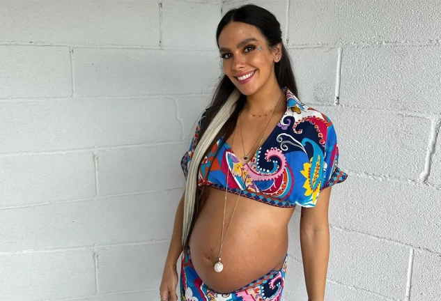 Cristina Pedroche posando embarazada