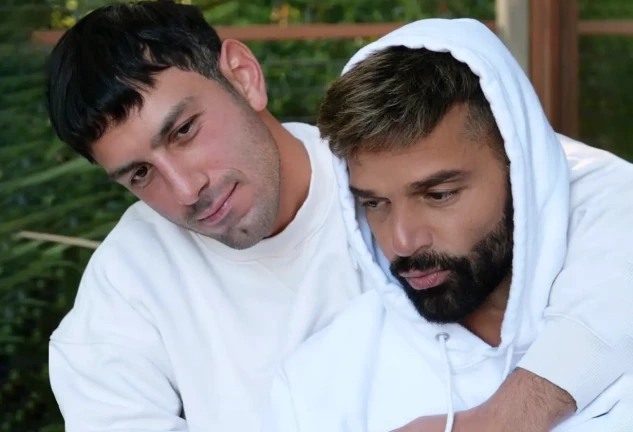 Ricky Martin y su exmarido Jwan Yosef posando juntos