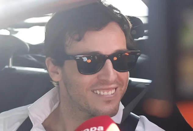 Íñigo Onieva el día de su boda llegando en coche (EFE).