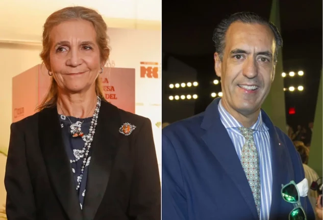 La infanta Elena y Jaime de Marichalar en un montaje