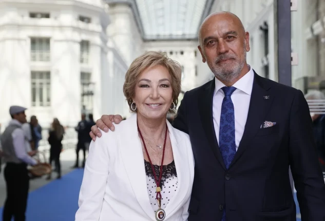 Ana Rosa Quintana y su marido, Juan Muñoz, en un evento recientemente.