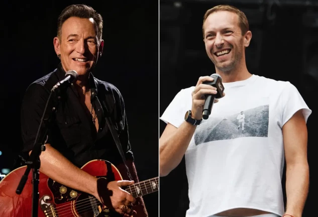Bruce Springsteen y Chris Martin.