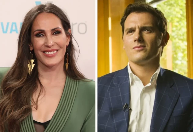 Malú y Albert Rivera en un montaje