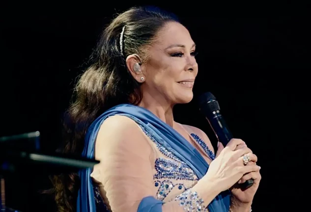 Isabel Pantoja en el concierto de Gran Canaria.