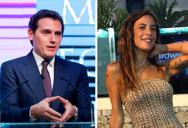 Albert Rivera y Aysha Daraaui en un montaje