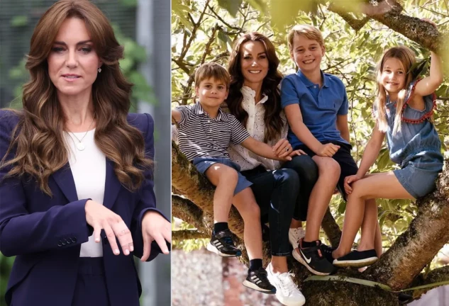 Kate Middleton se lesionó jugando con sus hijos.