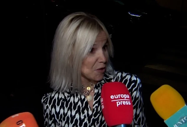 Eugenia Martínez de Irujo, en el funeral de Marta Chávarri. Foto: EP.