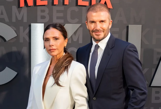 La pareja el día del estreno de su docuserie de cuatro capítulos, “Beckham”.