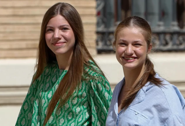 Leonor y Sofía de Borbón en una imagen juntas