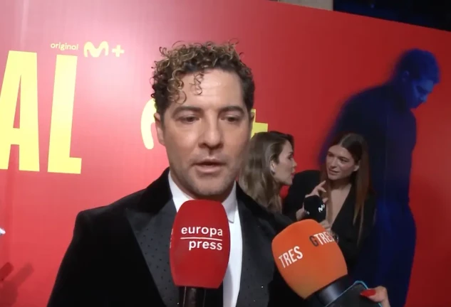 David Bisbal en la presentación de su documental.