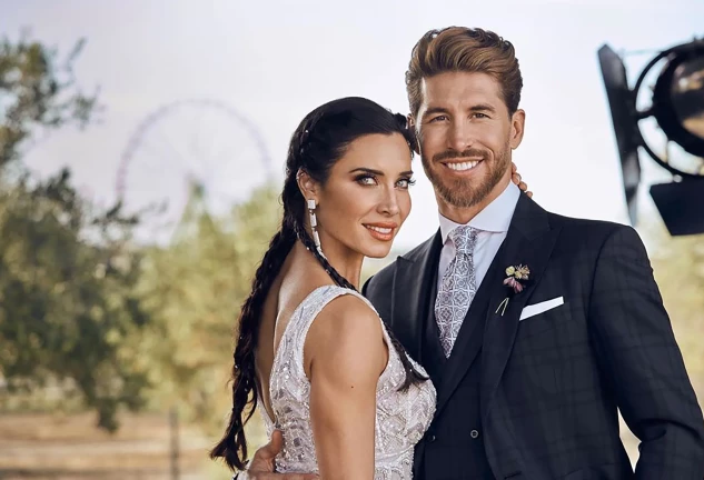 Pilar Rubio y Sergio Ramos, el día de su boda.