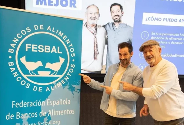 Karlos Arguiñano y su hijo encabezan la Gran Recogida de Alimentos de 2023.