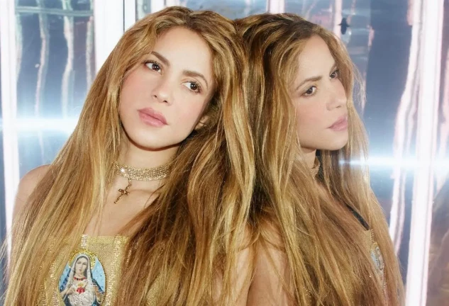 Shakira, pensativa, en una imagen de redes