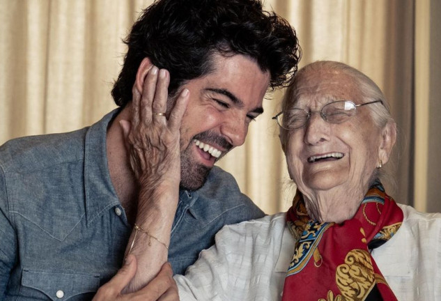 Miguel Ángel Muñoz y su Tata en una foto compartida en redes (Instagram)