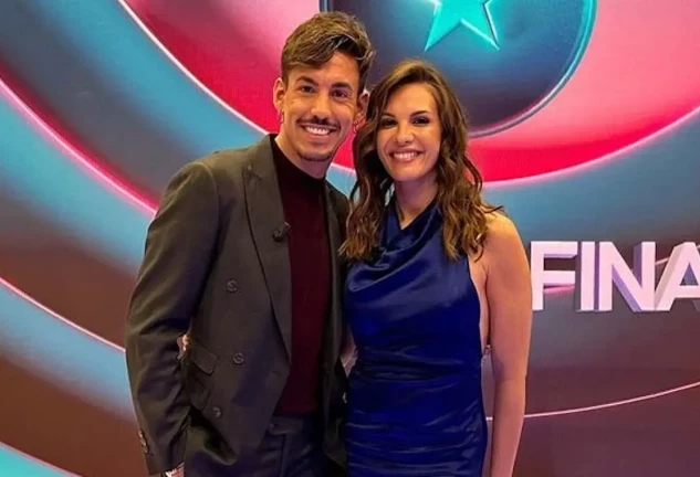 Jessica y luitingo posando en Gran Hermano