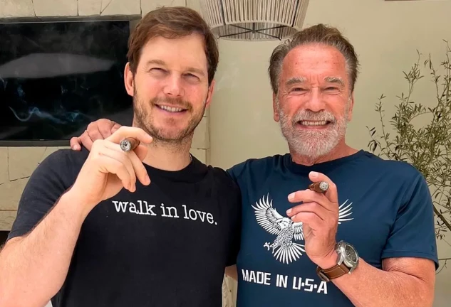 Chris Pratt Arnold Schwarzenegger