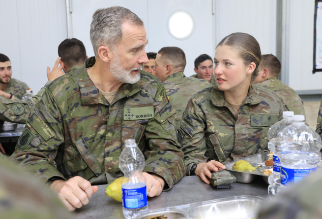 felipe visita leonor academia militar