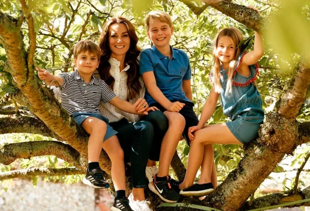 KATE MIDDLETON Y SUS HIJOS