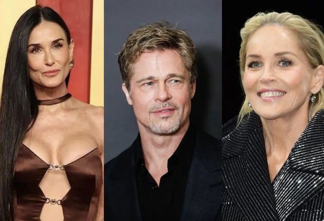 Demi Moore, Brad Pitt, Sharon Stone