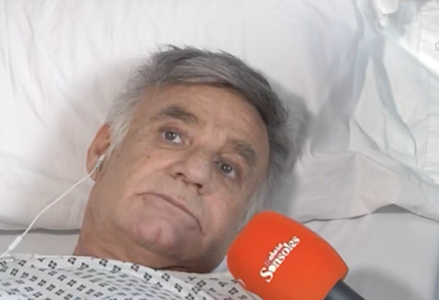 Joaquín Torres en el hospital por una grave infección