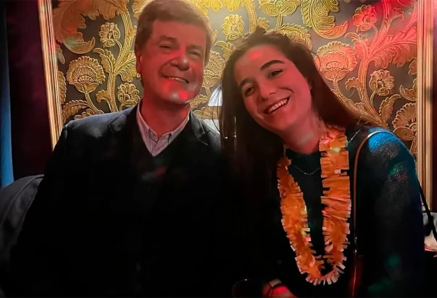 Cayetano Martínez de Irujo con su pareja, Bárbara Mirjan