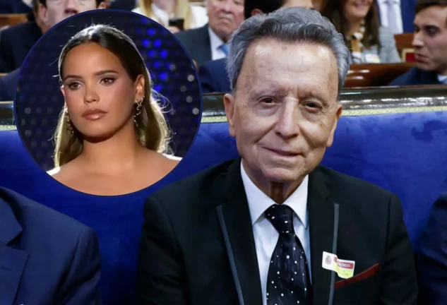 José Ortega Cano en un montaje con su hija Gloria Camila