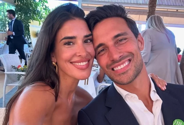 Lidia Torrent y Jaime Astrain juntos en una boda (imagen de redes)
