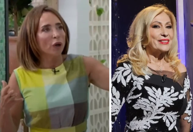 María Patiño se sorprende en La familia de la tele tras un gesto de Rosa Benito con Torito