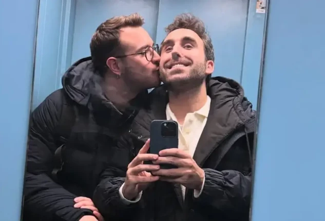 Aitor Albizua y su novio, Mikel.