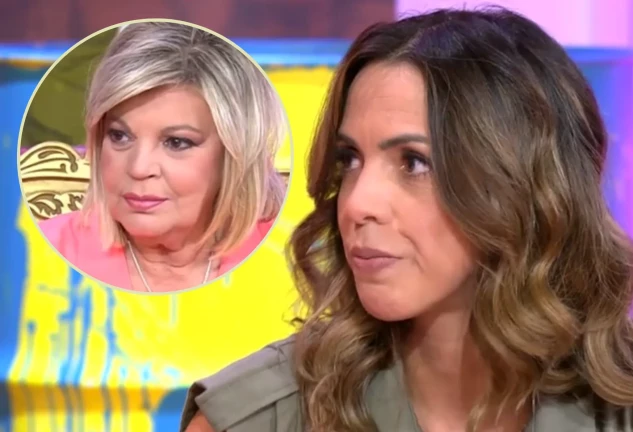 Paola Olmedo en un montaje con Terelu Campos
