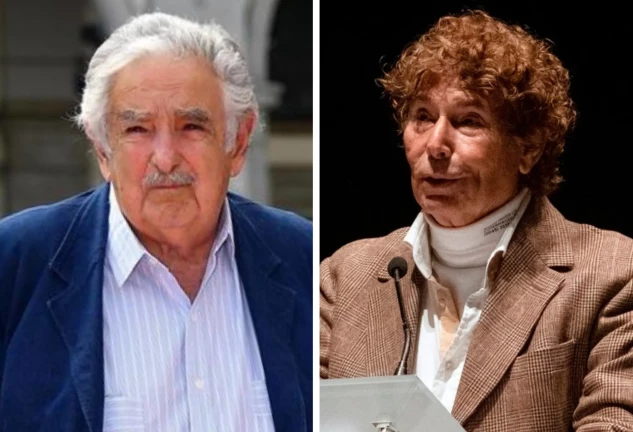 Pepe Mujica y Jesús Quintero en un montaje