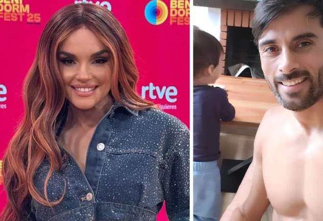 Melody en un montaje con Ignacio Batallán, su pareja