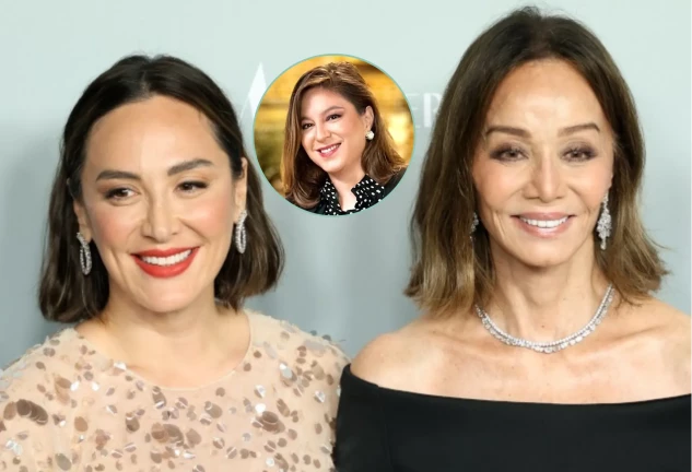 Tamara Falcó e Isabel Preysler con Chábeli en un montaje