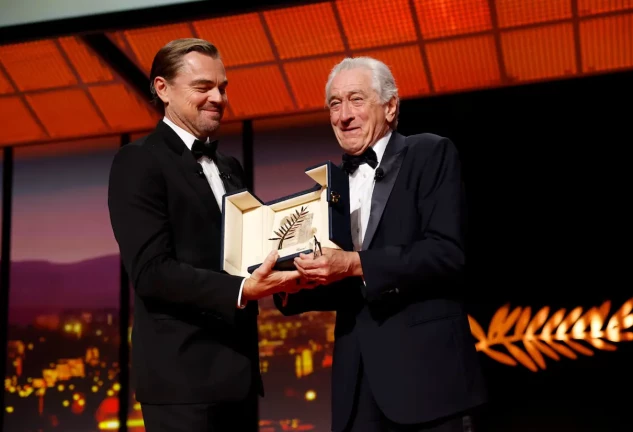 Leonardo DiCaprio da la Palma de Oro honorífica a Robert de Niro
