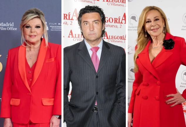 Terelu Campos, Rafi Camino y Ana Obregón.