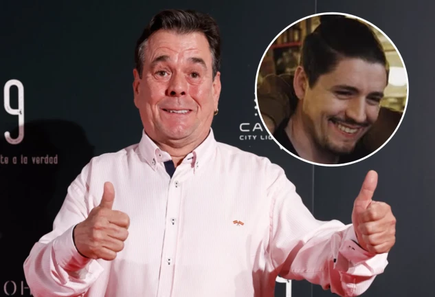 Juan Muñoz en un montaje con su hijo Ángel