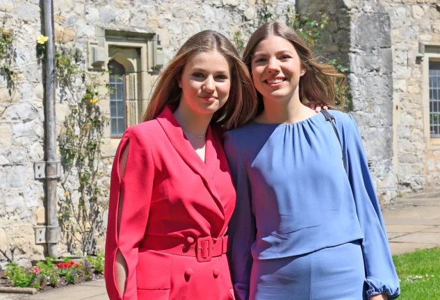 La princesa Leonor y la infanta Sofía en una imagen de archivo.