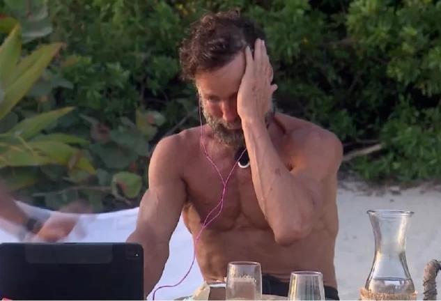 Escassi llorando en 'Supervivientes'.