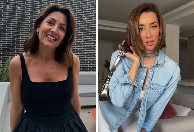 Nagore Robles y Adara Molinero en un montaje para ilustrar una noticia de la estafa de influencers de una agencia de viajes